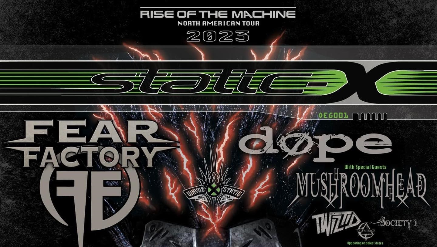 Static X Rise Of The Machine North American Tour Setlist Playlist