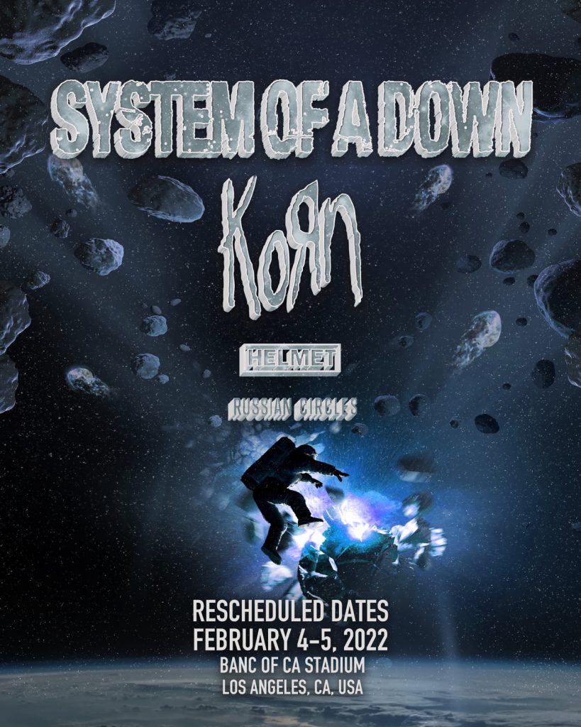 System Of A Down & Korn 2022 US Tour Setlist Guy