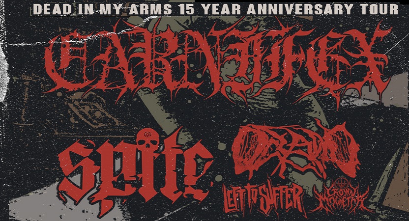 CARNIFEX Dead In My Arms Tour 2022 Setlist Playlist - Setlist Guy