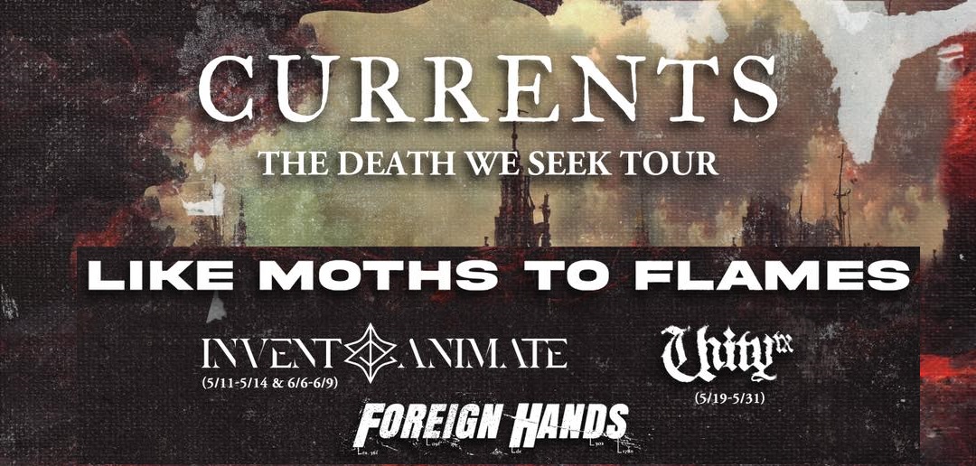 CURRENTS The Death We Seek US Tour 2023 Setlist Playlist Setlist Guy