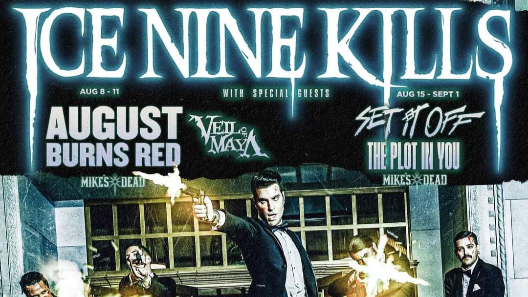 ICE NINE KILLS Fear The Premier Tour'23 US Setlist Playlist Setlist Guy