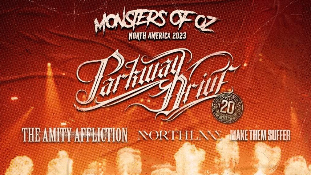 parkway drive monsters of oz tour setlist