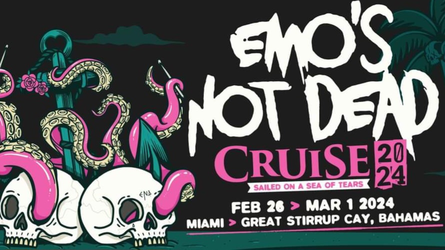 EMO'S NOT DEAD CRUISE 2024 Complete Setlist Playlist Setlist Guy