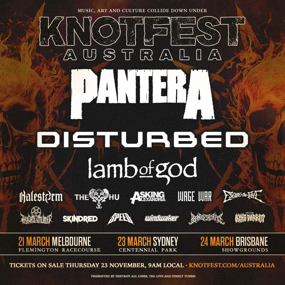 KNOTFEST AUSTRALIA 2024 Complete Setlist Playlist Setlist Guy