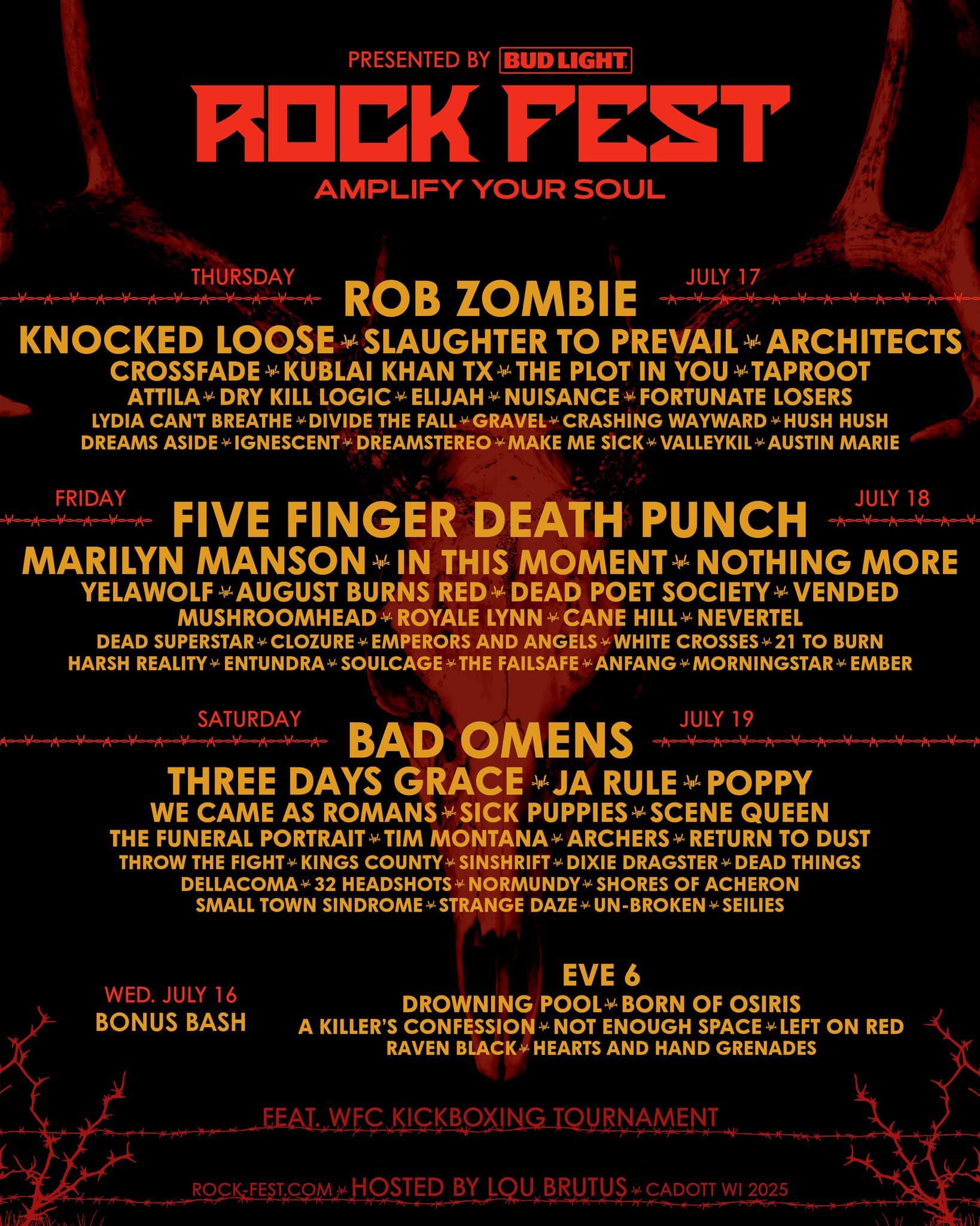 ROCKFEST 2025 Complete Setlist Playlist