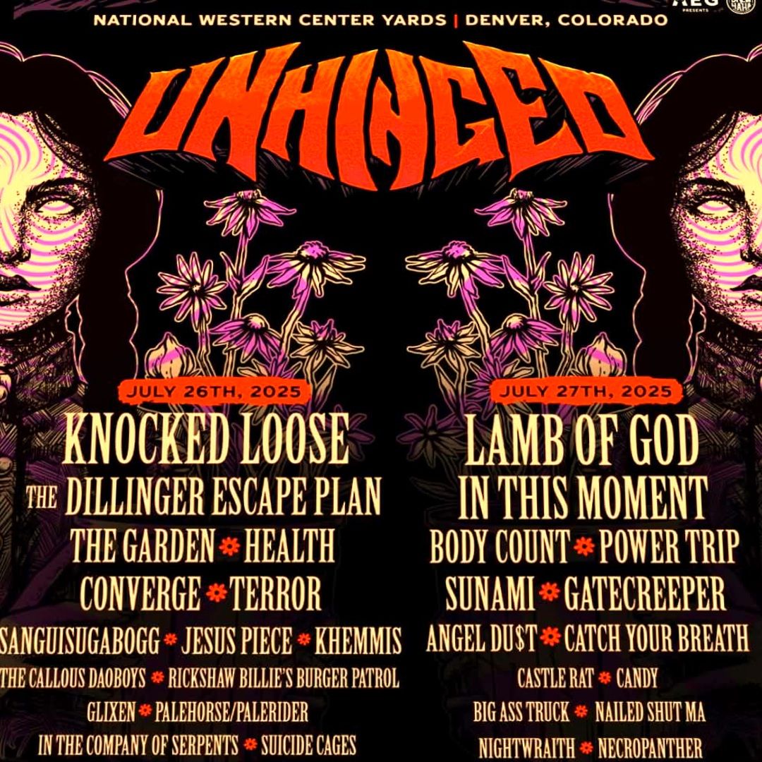 UNHINGED FESTIVAL COMPLETE SETLIST PLAYLIST
