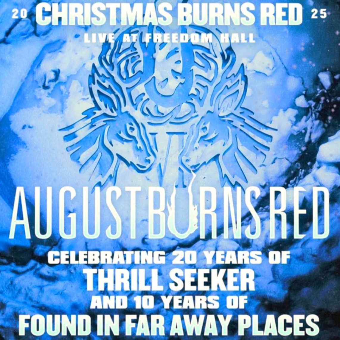 AUGUST BURNS RED Christmas Burns Red 2025 Setlist Playlist