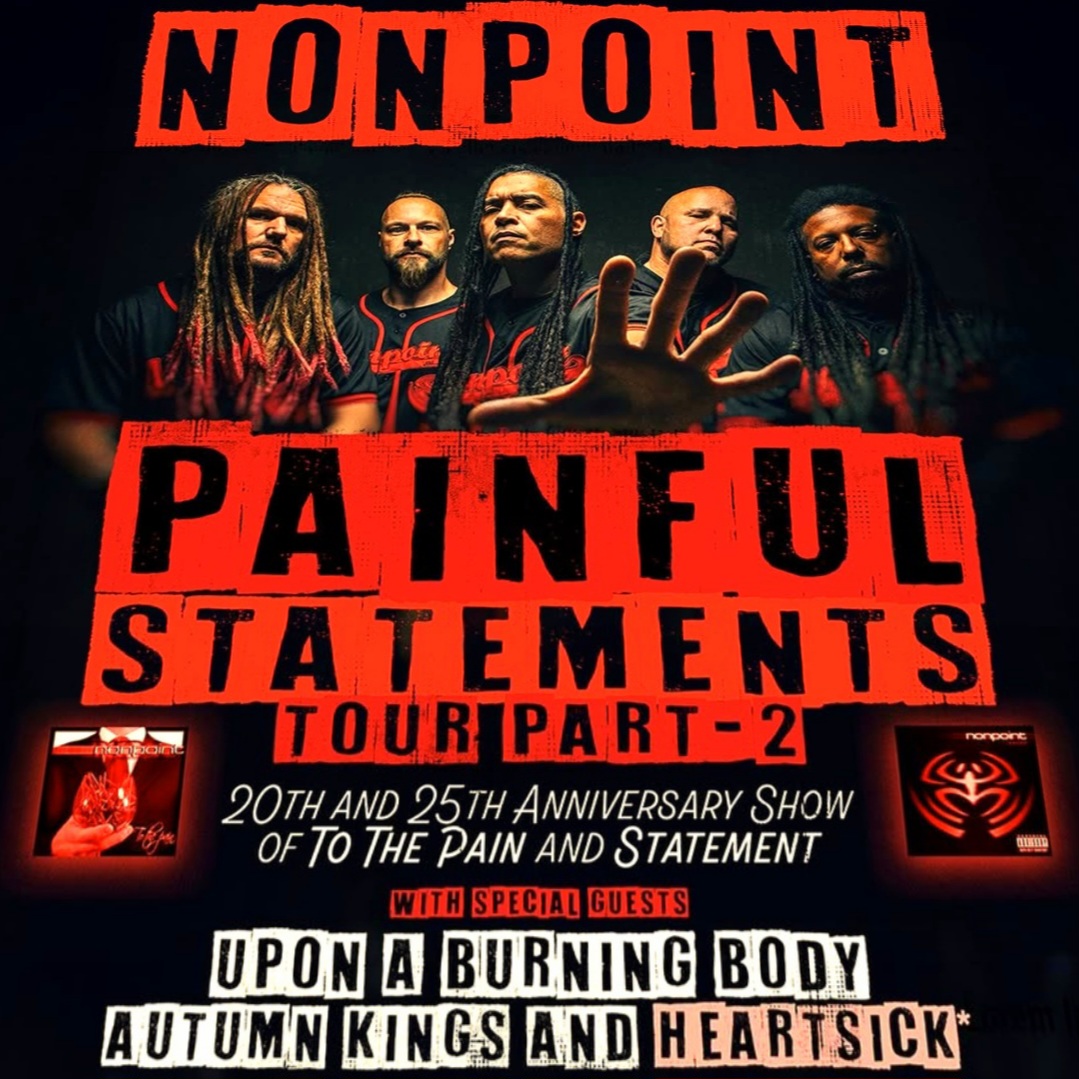 NONPOINT Painful Statements Tour Part-2 Setlist Playlist