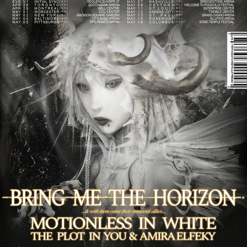 BRING ME THE HORIZON Ascension Program 2 Spring 2026 Tour Setlist Playlist