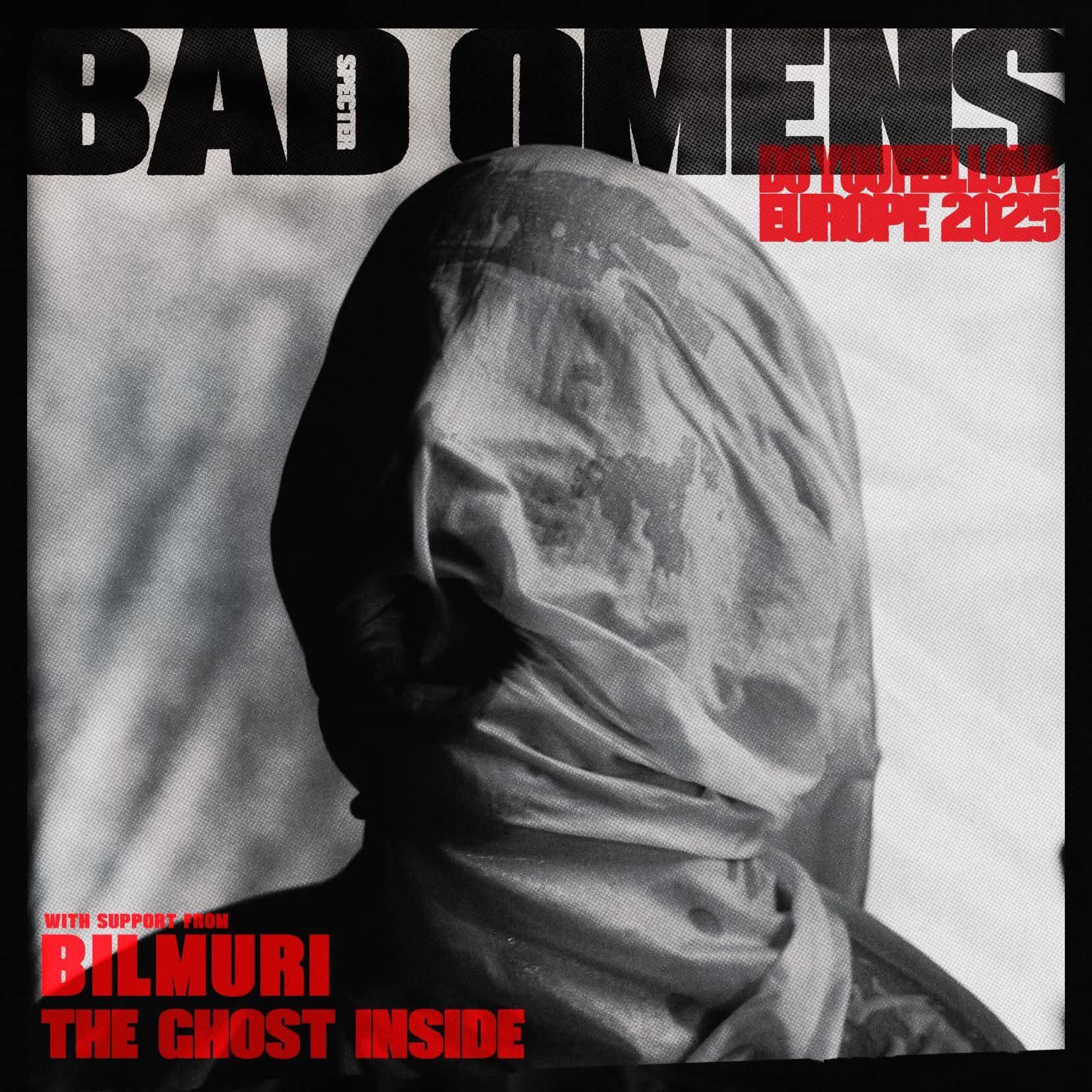 BAD OMENS Do You Feel Love Europe 2025 Tour Setlist Playlist