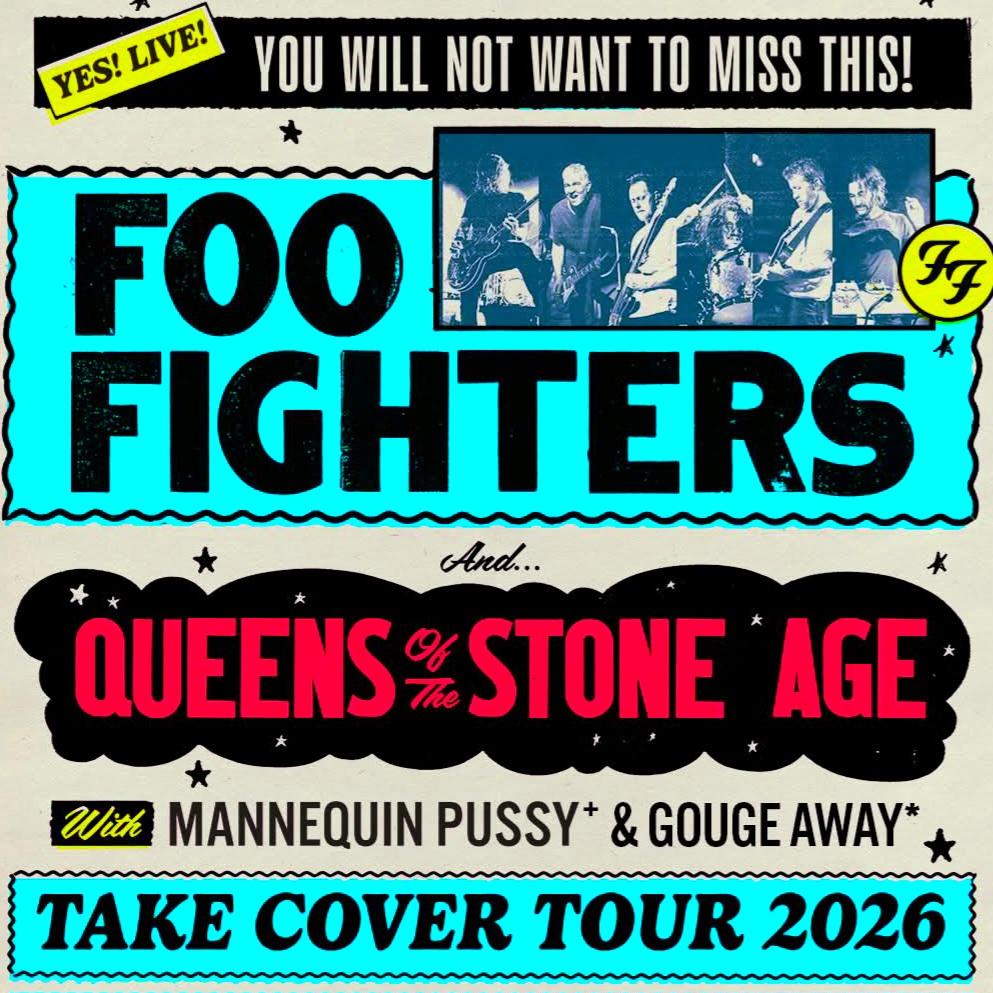 FOO FIGHTERS - Take Cover Tour 2026 Setlist Playlist